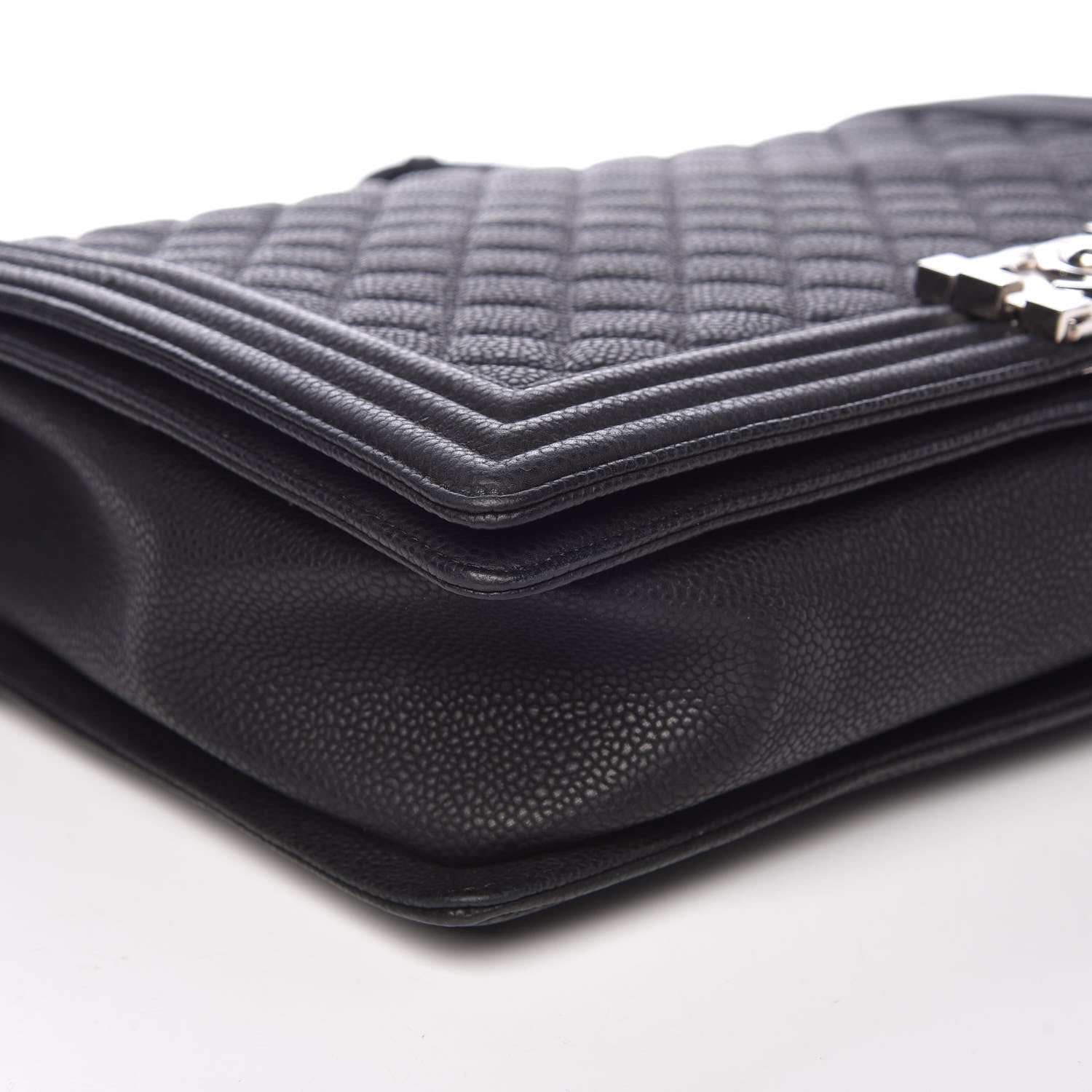 Chanel Caviar Quilted Large Boy Flap Black 8 of 10