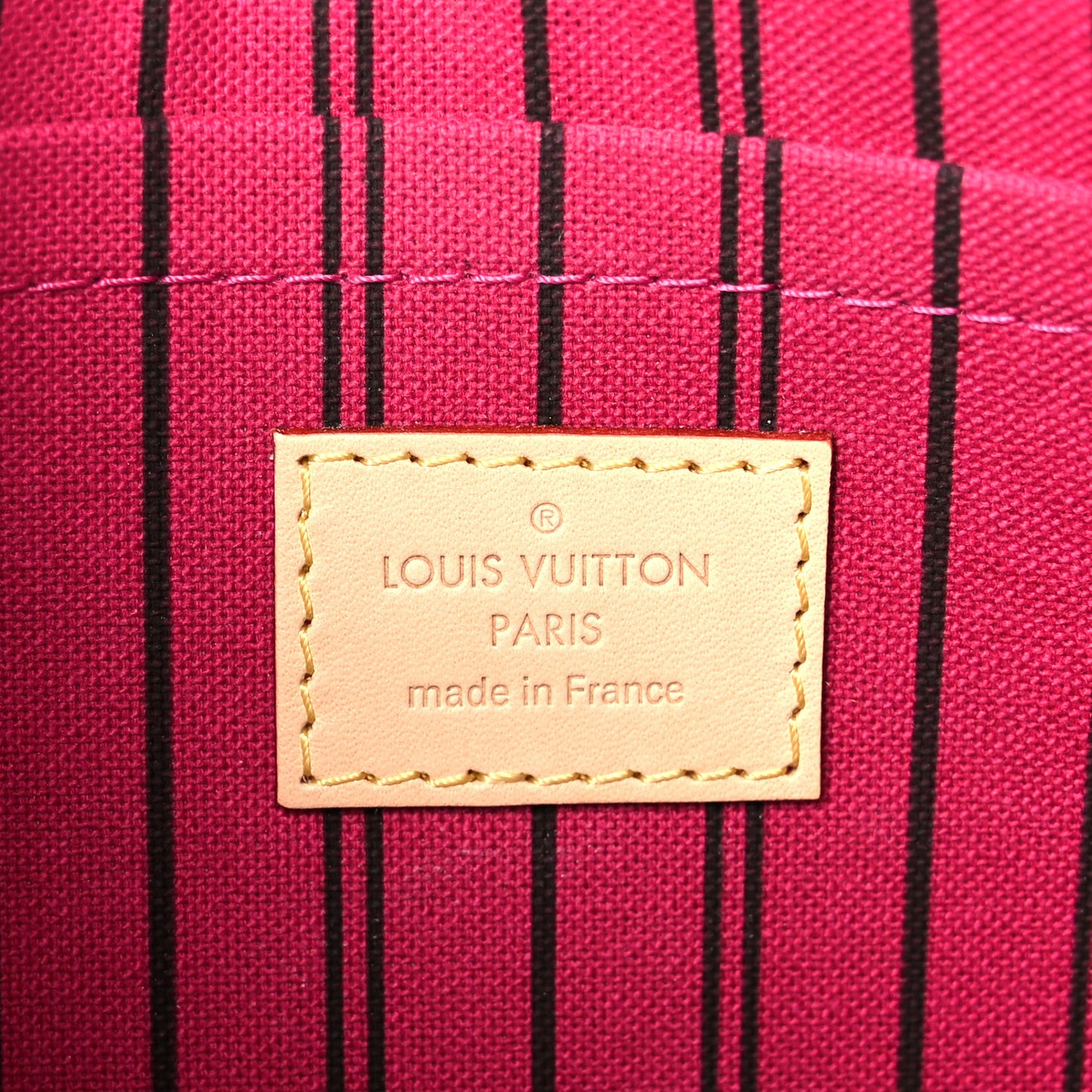 Monogram Neverfull MM GM Pochette Pivoine