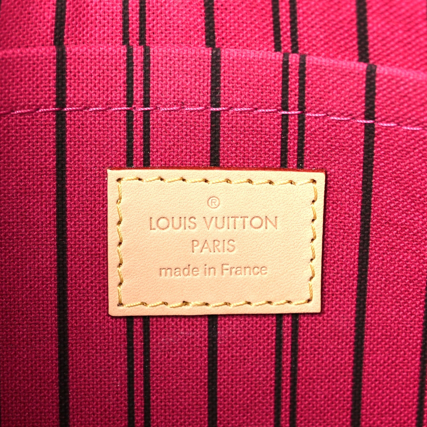 Louis Vuitton Monogram Neverfull MM GM Pochette Pivoine 6 of 8