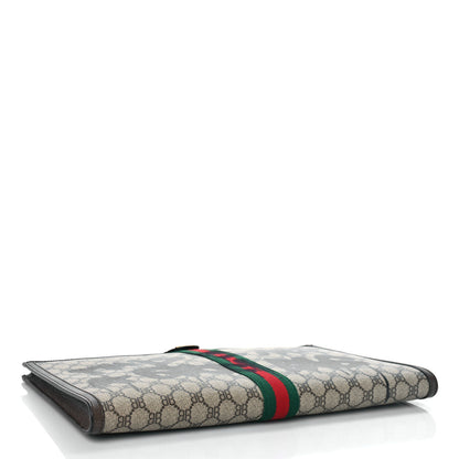 Gucci X BALENCIAGA BB Monogram Web Graffiti Ophidia Laptop Pouch Beige New Acero 4 of 9