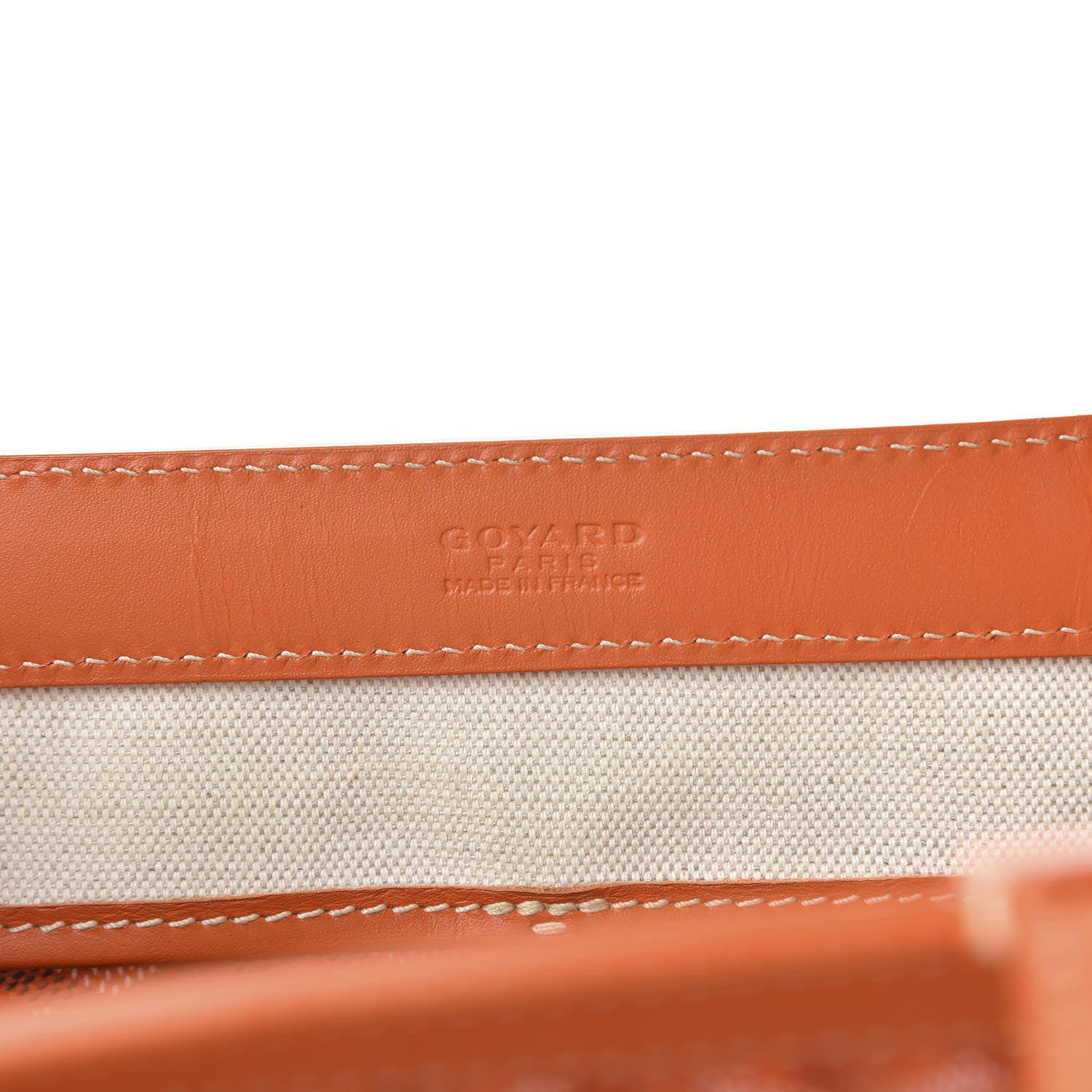 Goyard Goyardine Bellechasse PM Orange 8 of 9