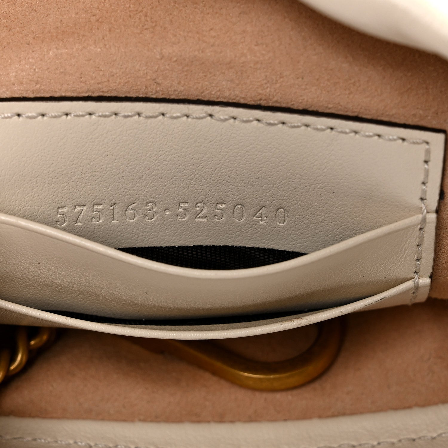 Gucci Calfskin Matelasse Mini GG Marmont 2.0 Bucket Bag White 7 of 10