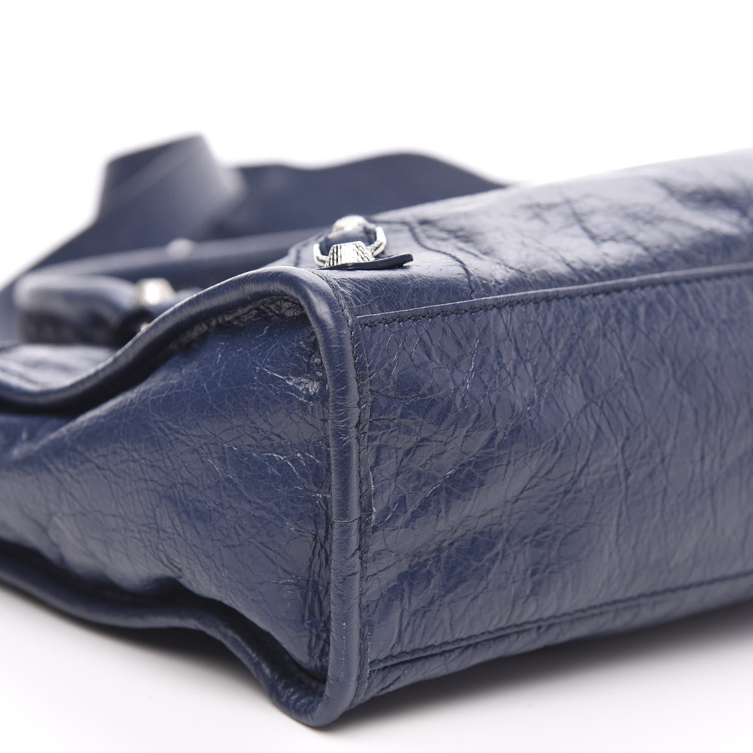Balenciaga Agneau Giant 12 Silver Hardware S City Bleu Roi 8 of 9