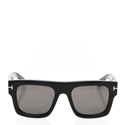 Tom Ford Acetate Fausto Sunglasses TF711 Black 2 of 8
