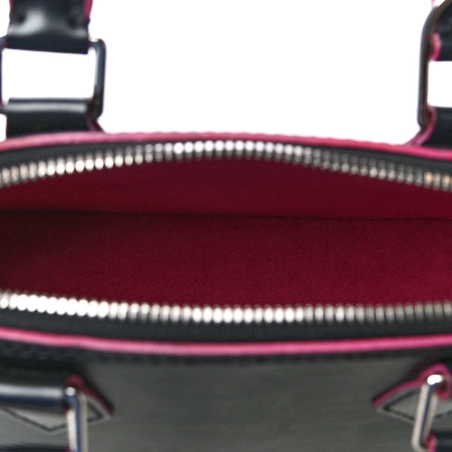 Louis Vuitton Epi Alma BB Black Hot Pink 8 of 12
