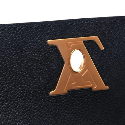 Louis Vuitton Calfskin Lockme Mini Backpack Black 8 of 13