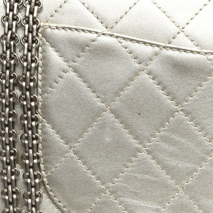 Chanel Metallic Lambskin Quilted 2.55 Reissue 227 Flap Silver 11 of 11
