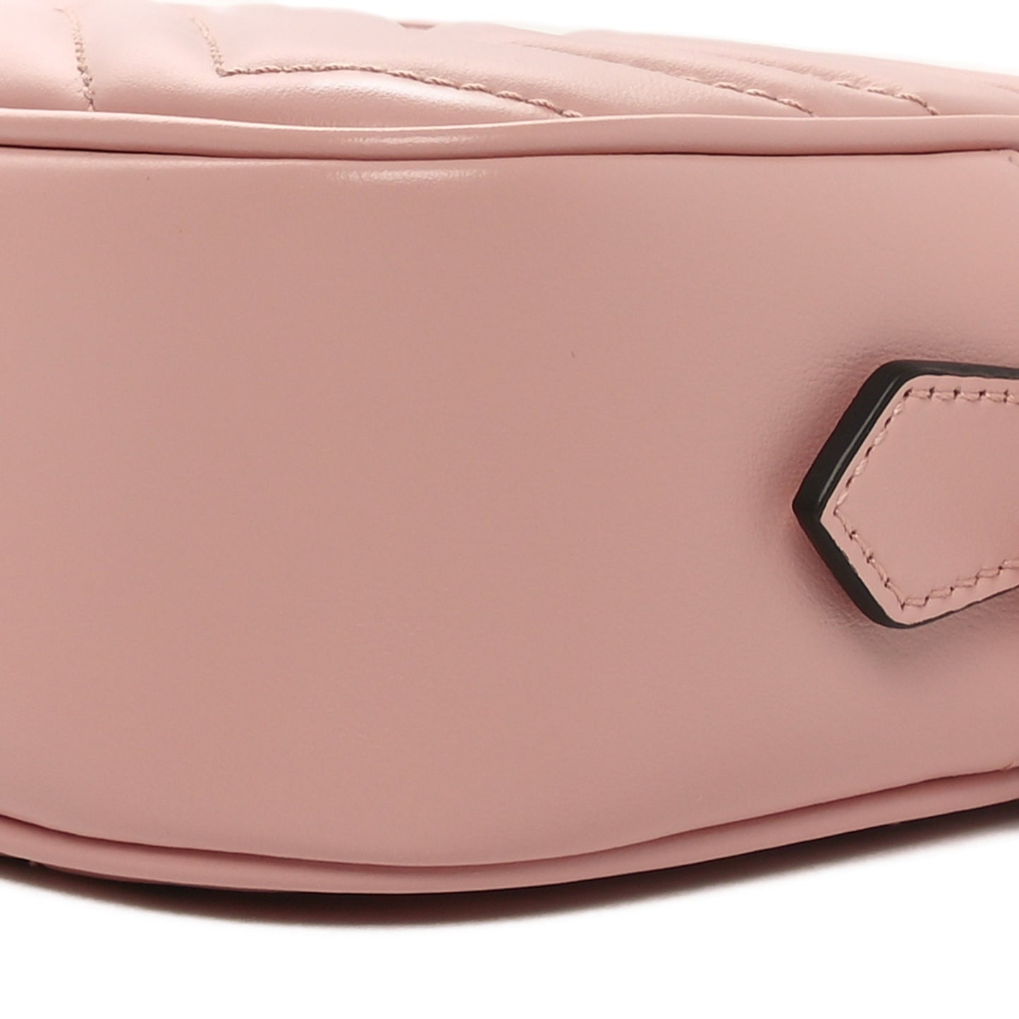 Calfskin Matelasse Monochrome Mini GG Marmont Chain Shoulder Bag Perfect Pink