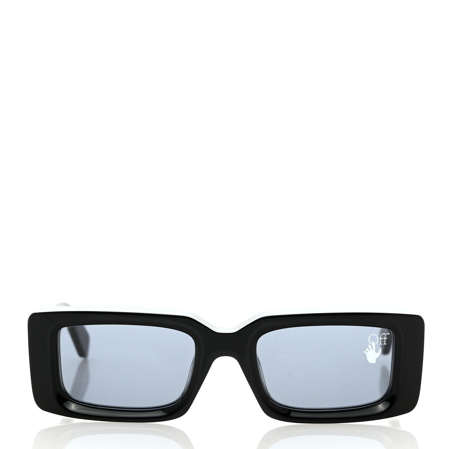 Off-White Acetate Arthur Square Sunglasses OW40004U Black 2 of 8