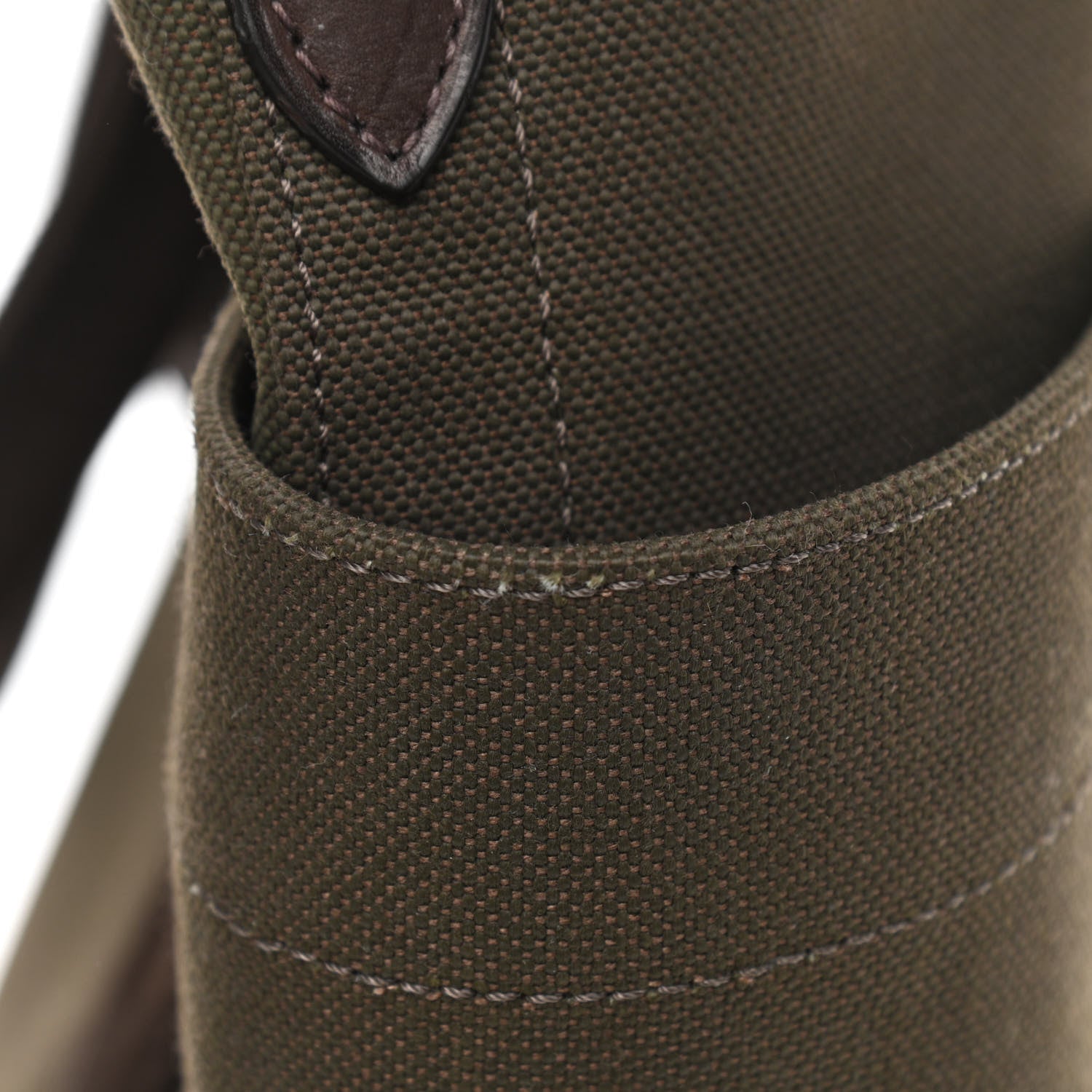 Hermes Toile Sac De Pansage Groom Kaki Feu 14 of 14