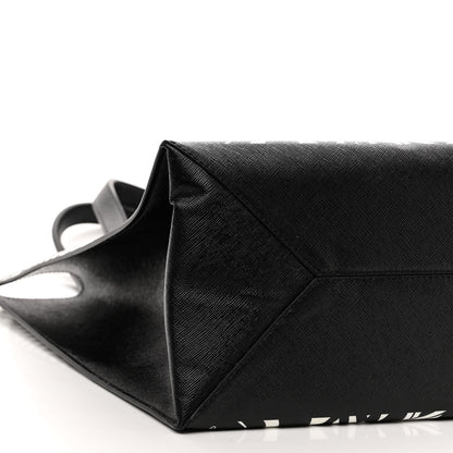 Givenchy Calfskin Power of Love Print Tote Black 8 of 9