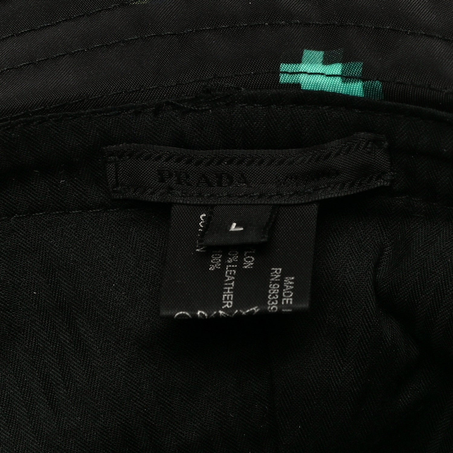 Prada Nylon Tessuto Radar Hat Black 7 of 7
