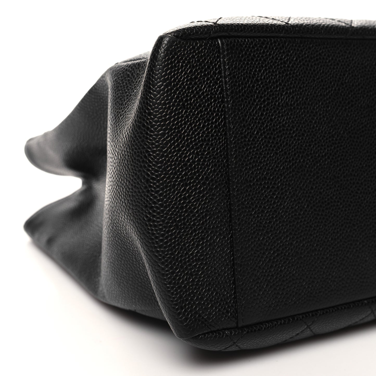 Caviar Quilted Grand Shopping Tote GST Black