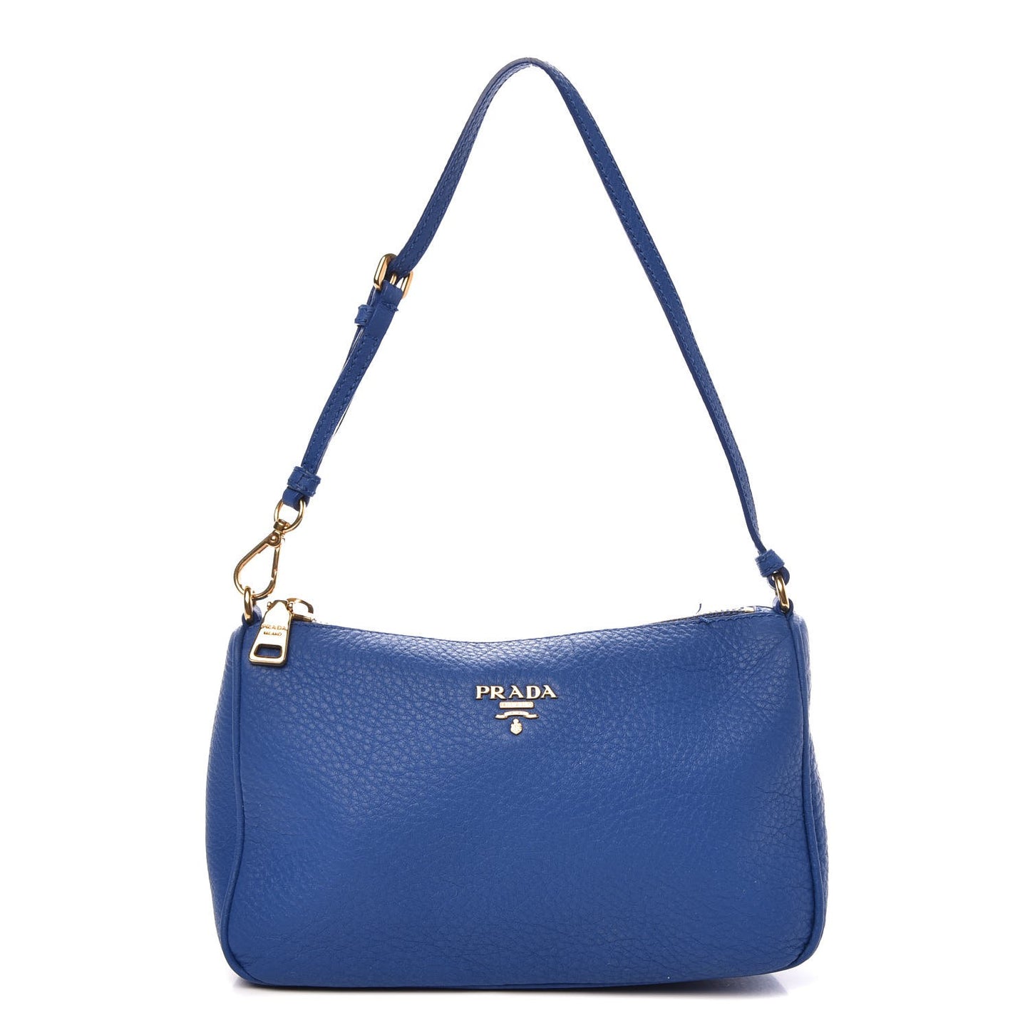 Vitello Daino Pochette Azzurro