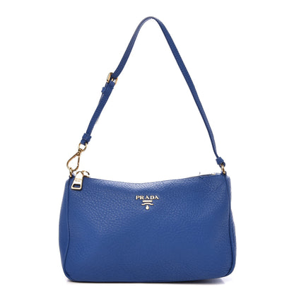 Prada Vitello Daino Pochette Azzurro 1 of 10