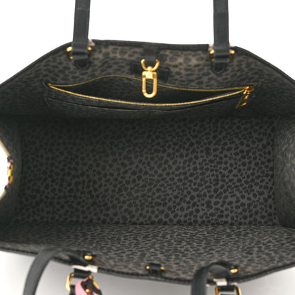 Louis Vuitton Monogram Giant Wild At Heart Onthego GM Black 5 of 9