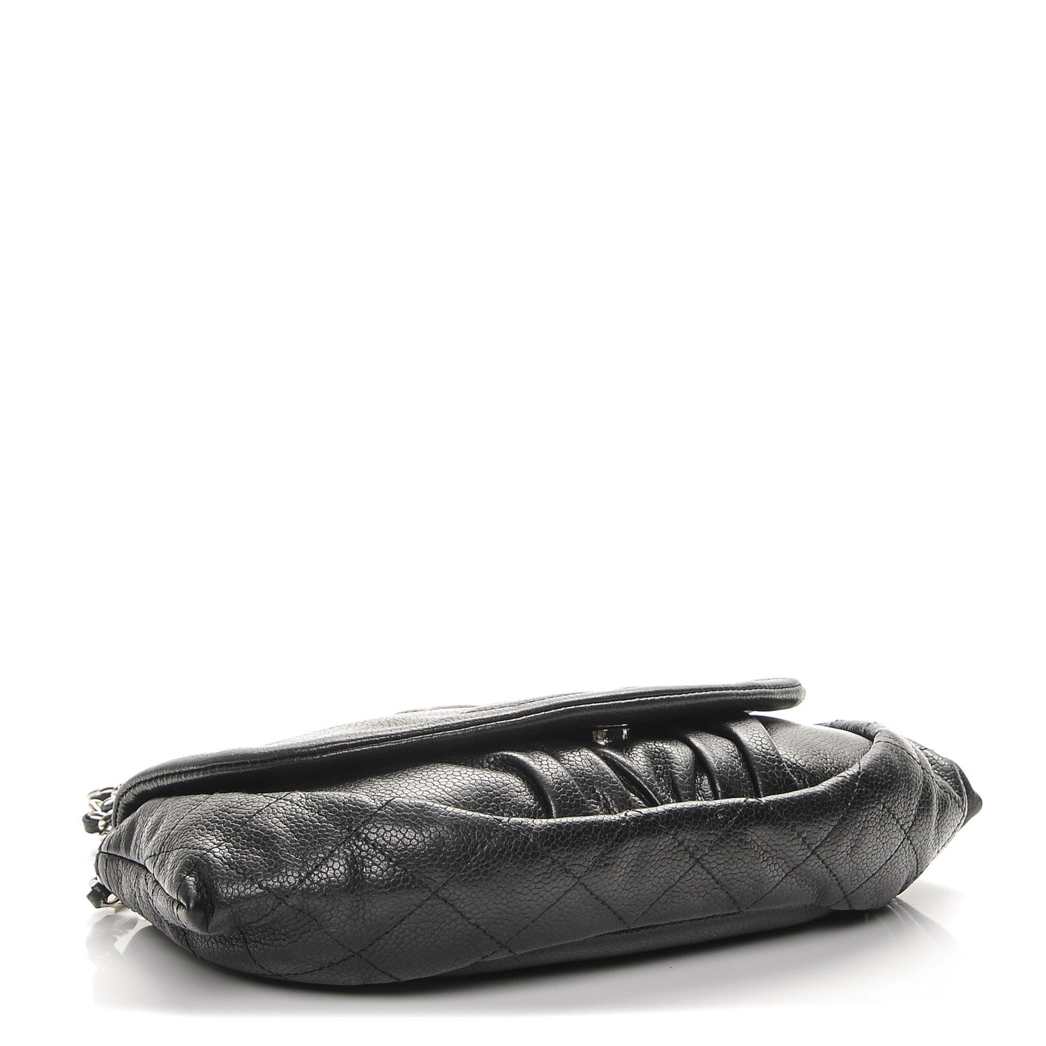 Chanel Caviar Half Moon Wallet On Chain WOC Black 4 of 9