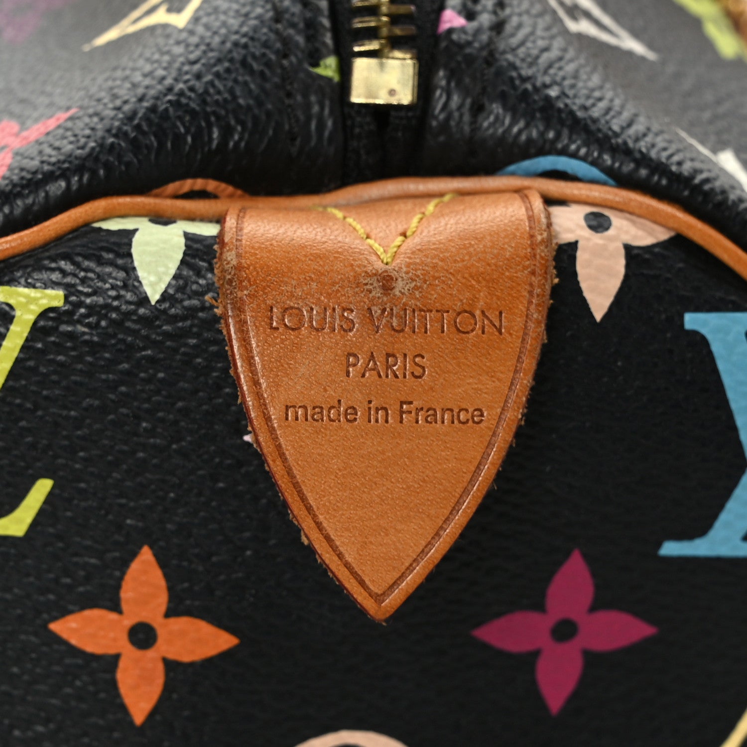 Louis Vuitton Monogram Multicolor Speedy 30 Black 6 of 10
