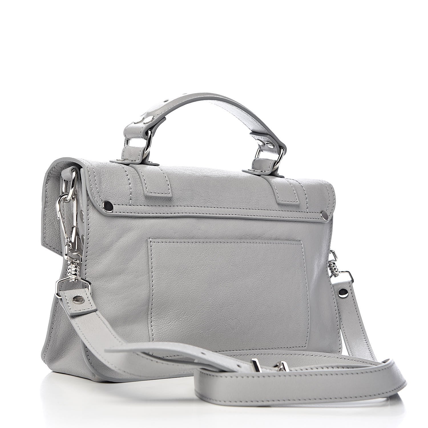 Proenza Schouler Lambskin Tiny PS1 Satchel Fog 3 of 10