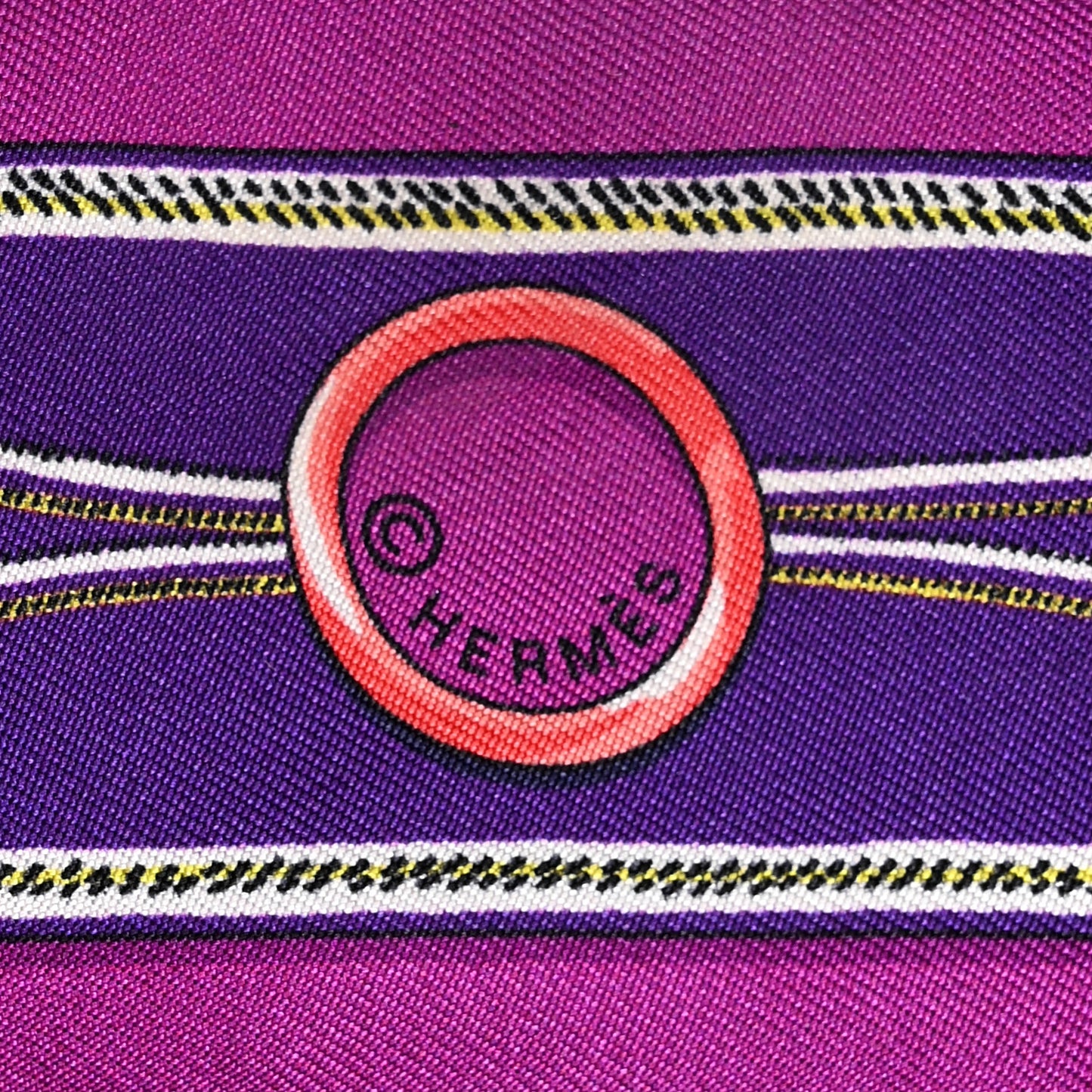 Silk Maillons Twilly Fuchsia Violet Jaune