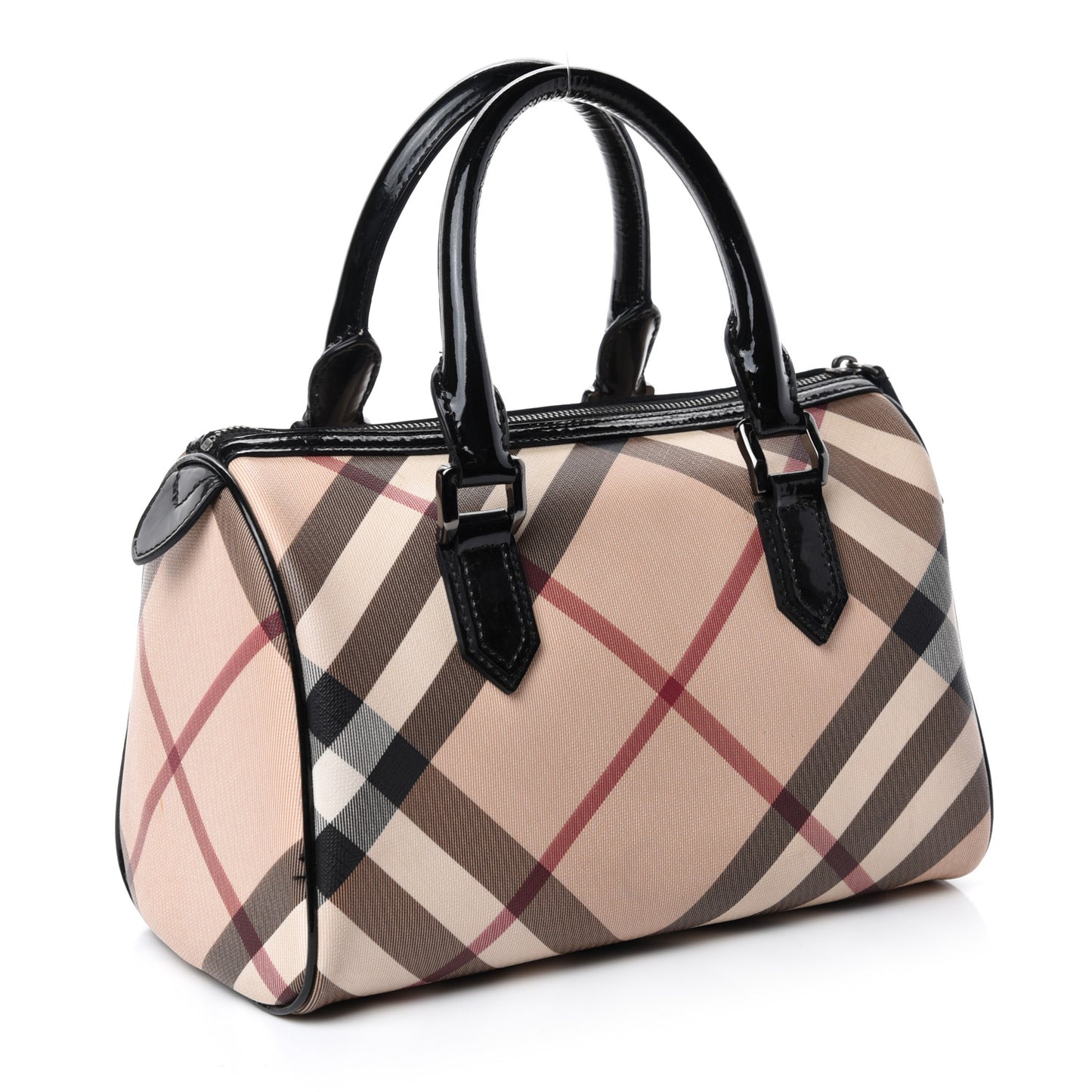 Nova Check Small Chester Bowling Bag Black