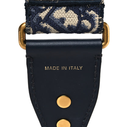 Christian Dior Oblique Shoulder Strap Blue 3 of 6