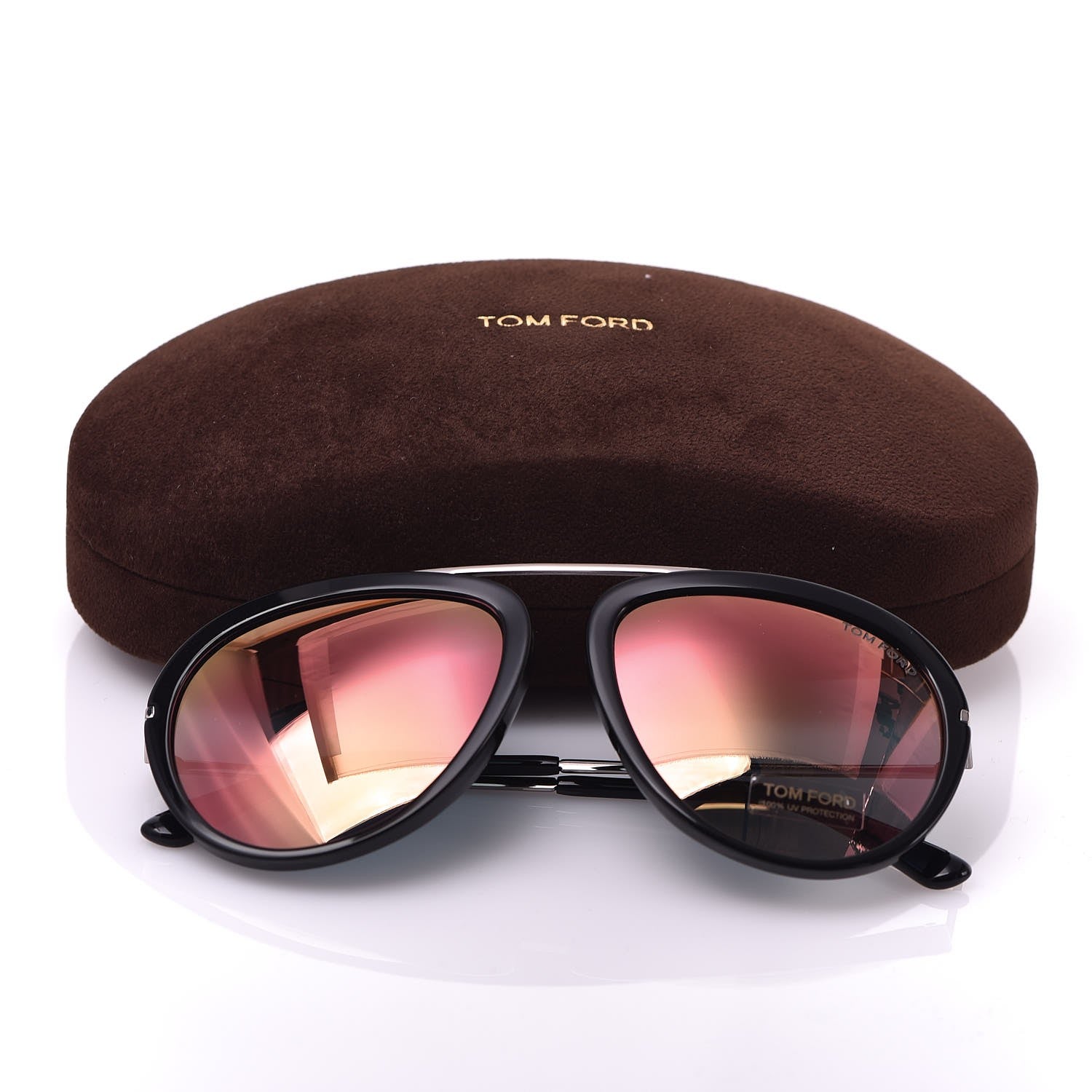 Tom Ford Stacy Aviator Sunglasses TF452 Black 9 of 9