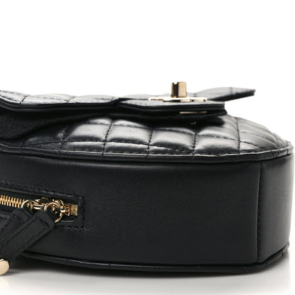 Chanel Lambskin Quilted CC In Love Heart Bag Black 8 of 11