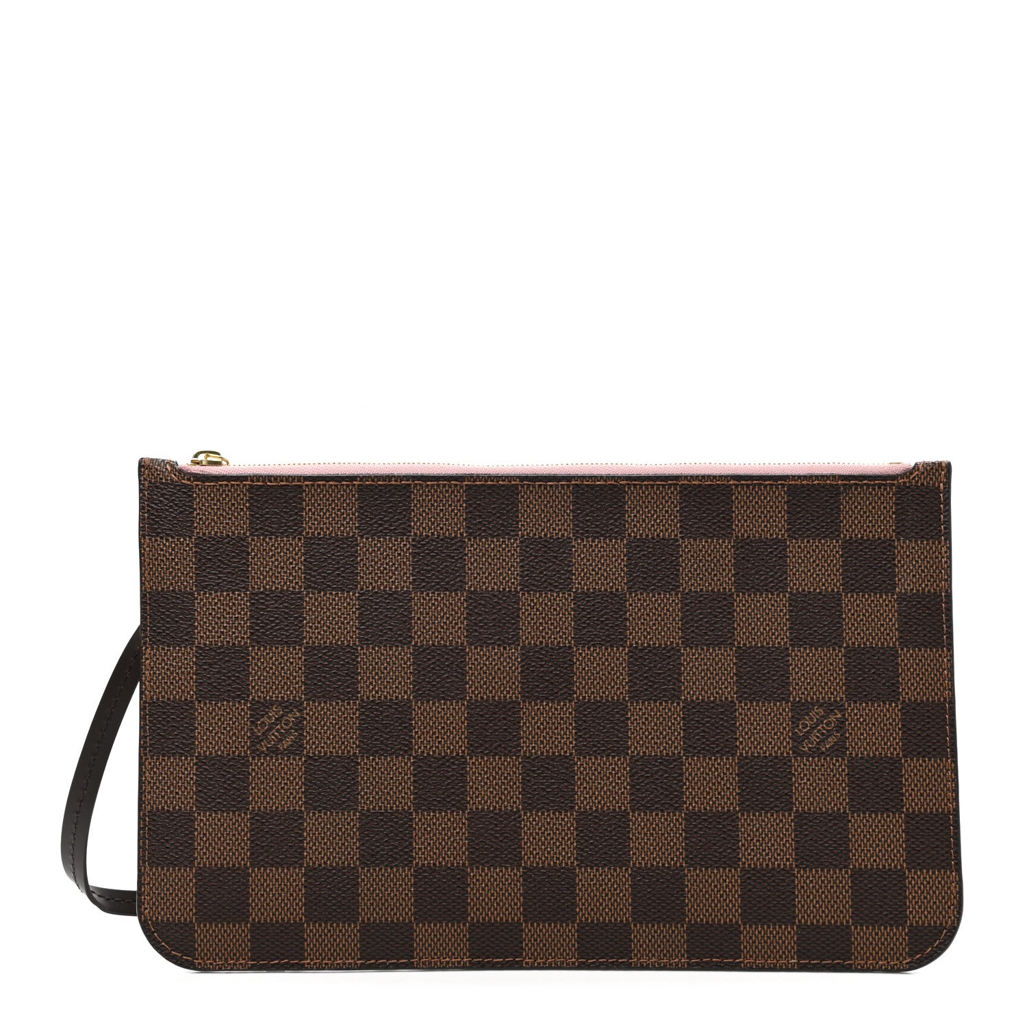Louis Vuitton Damier Ebene Neverfull MM GM Pochette Rose Ballerine 1 of 8