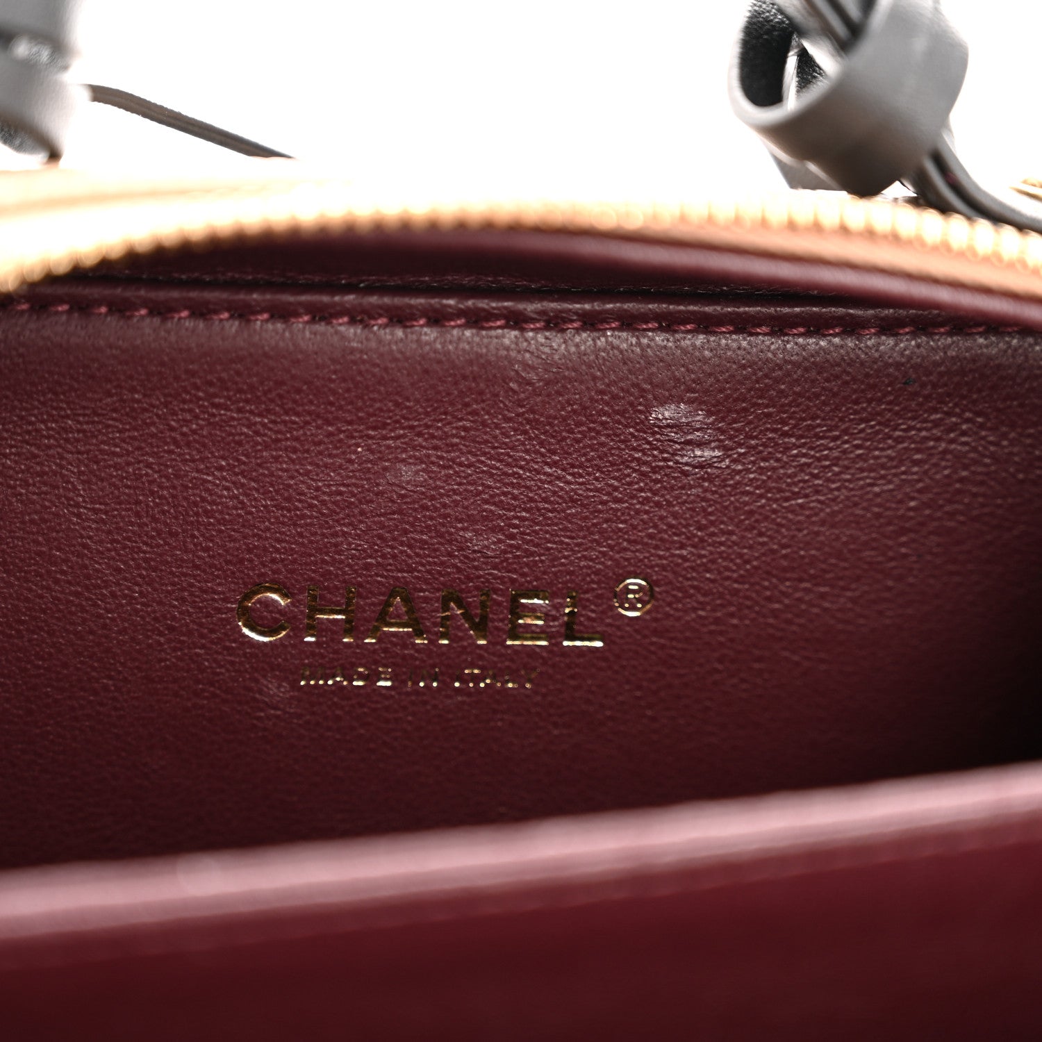 Chanel Caviar Quilted Small CC Filigree Vanity Case Beige Black 6 of 11