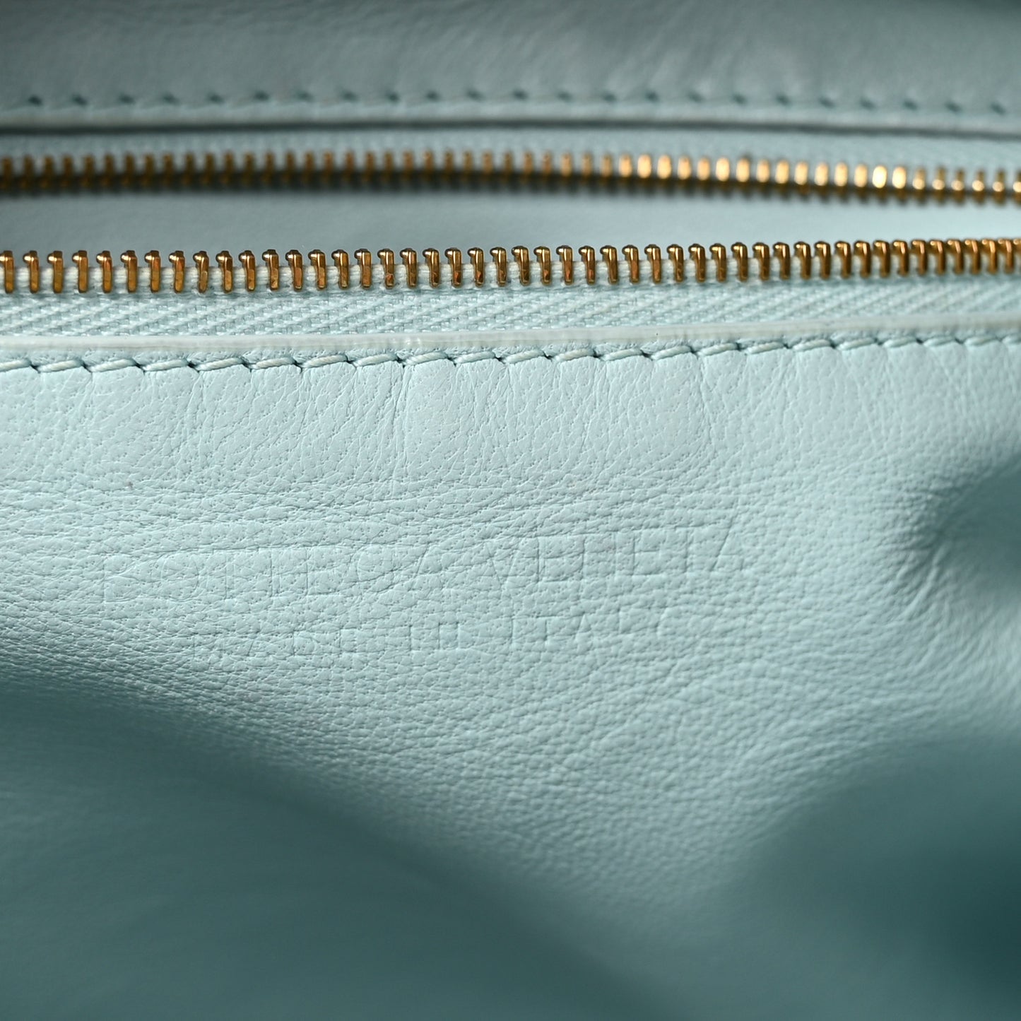 Nappa Intrecciato Bauletto Teal Washed