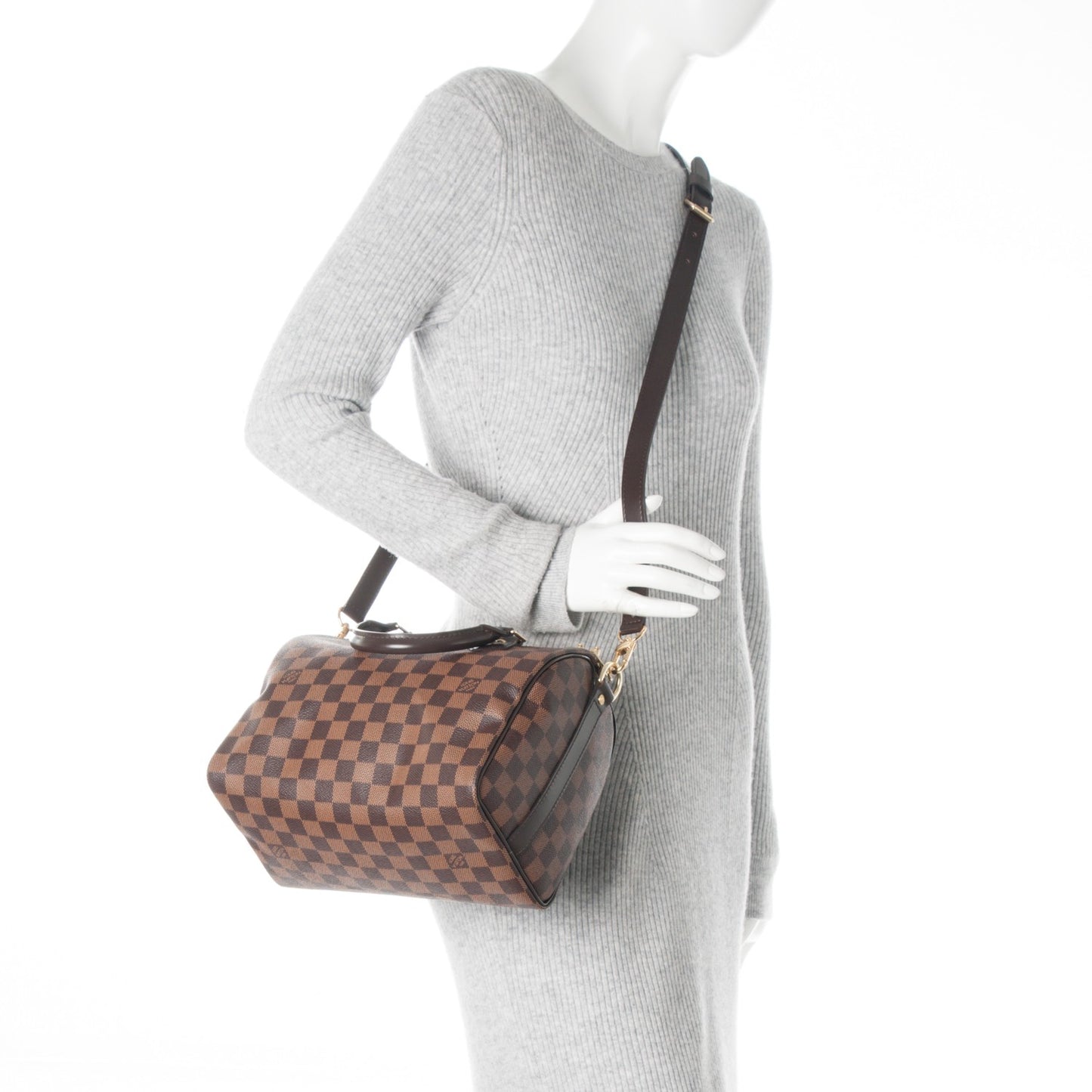 Damier Ebene Speedy Bandouliere 25