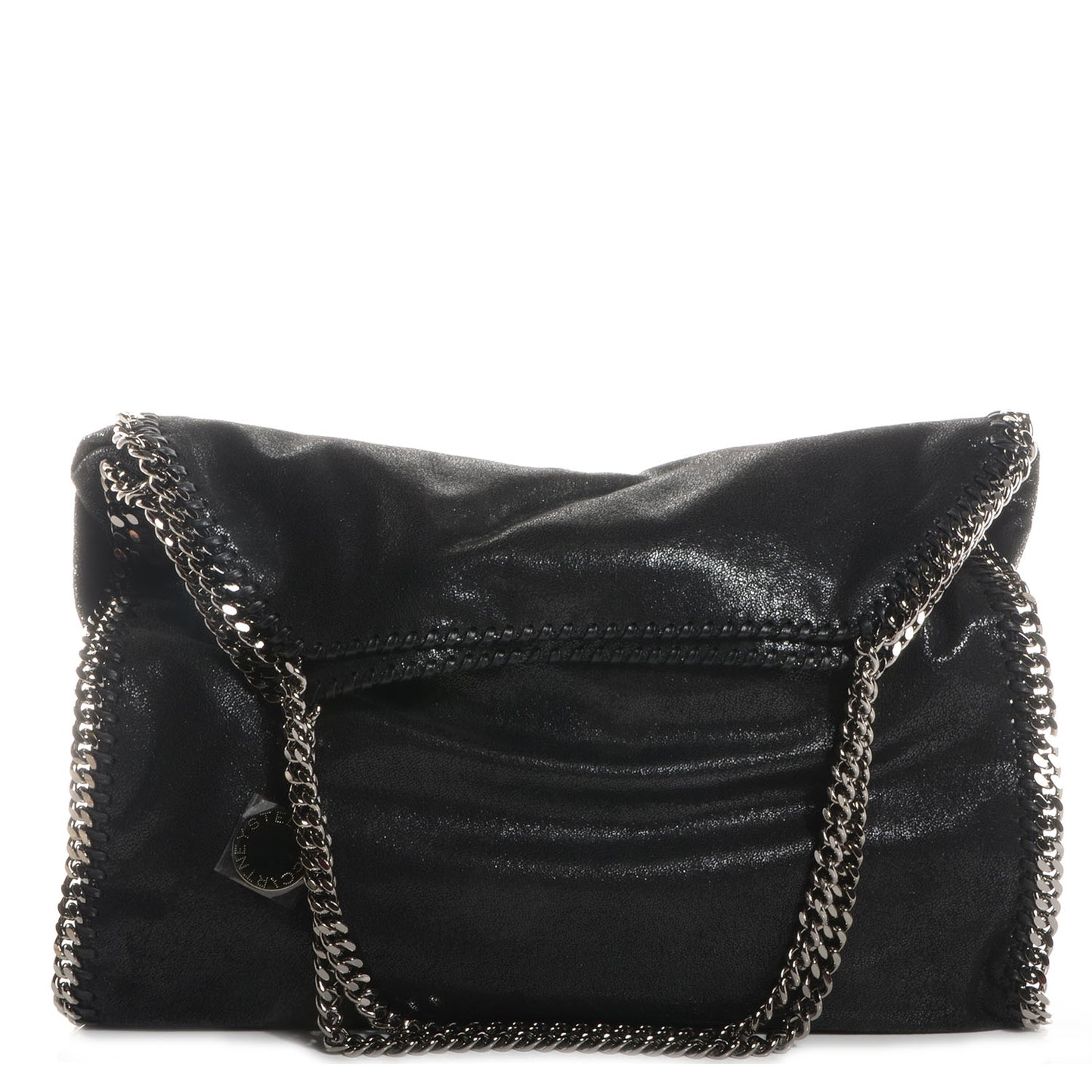 Faux Leather Shaggy Deer Big Falabella Black