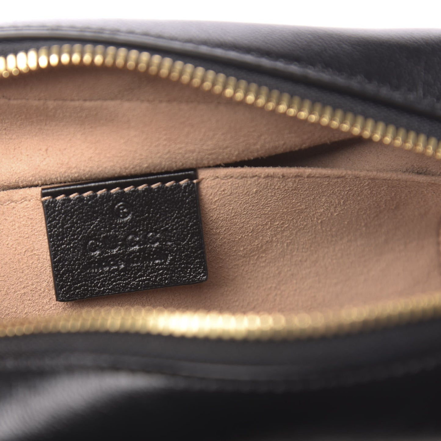 Monogram Matelasse Diagonal Small GG Marmont Chain Shoulder Bag Beige Black