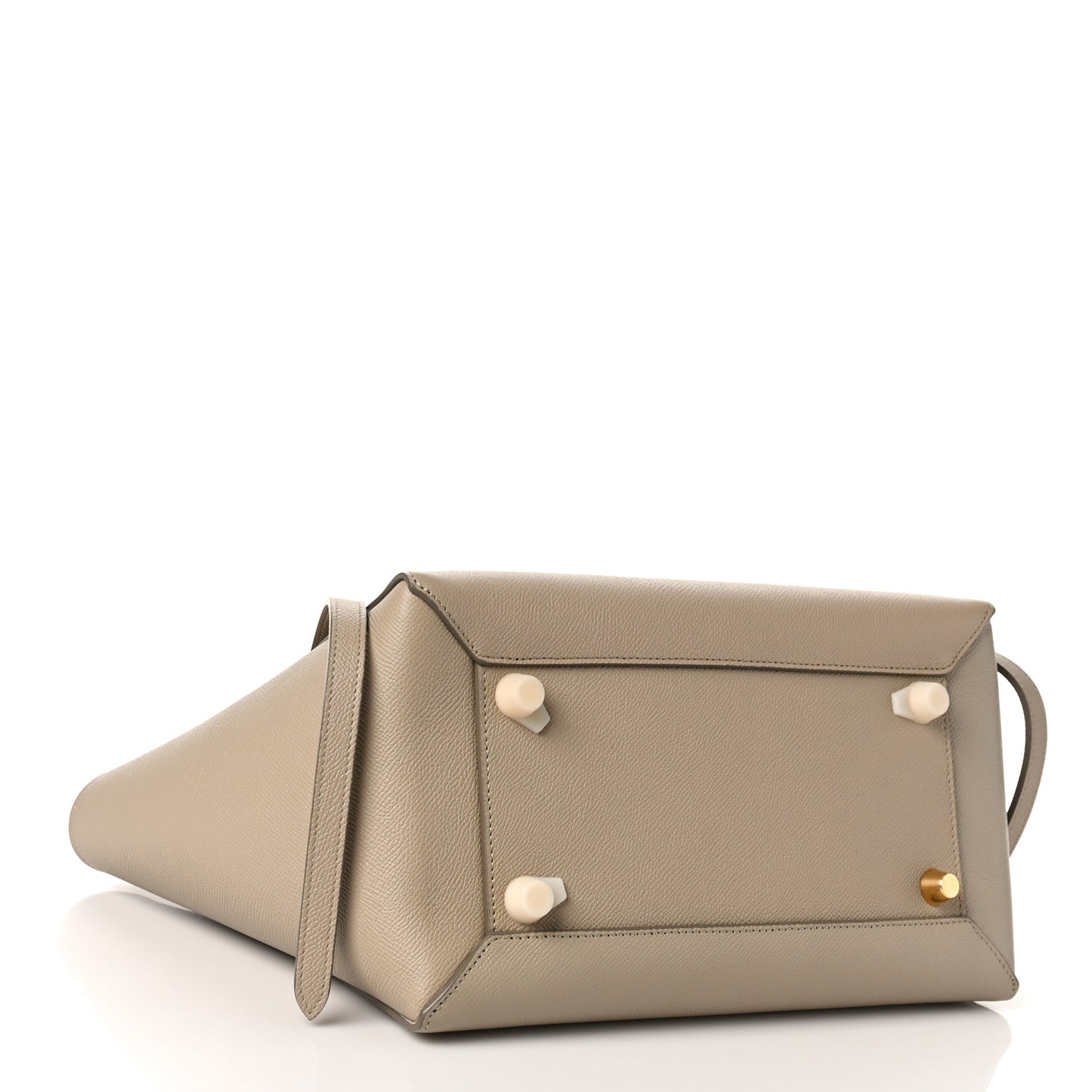 Grained Calfskin Mini Belt Bag Light Taupe
