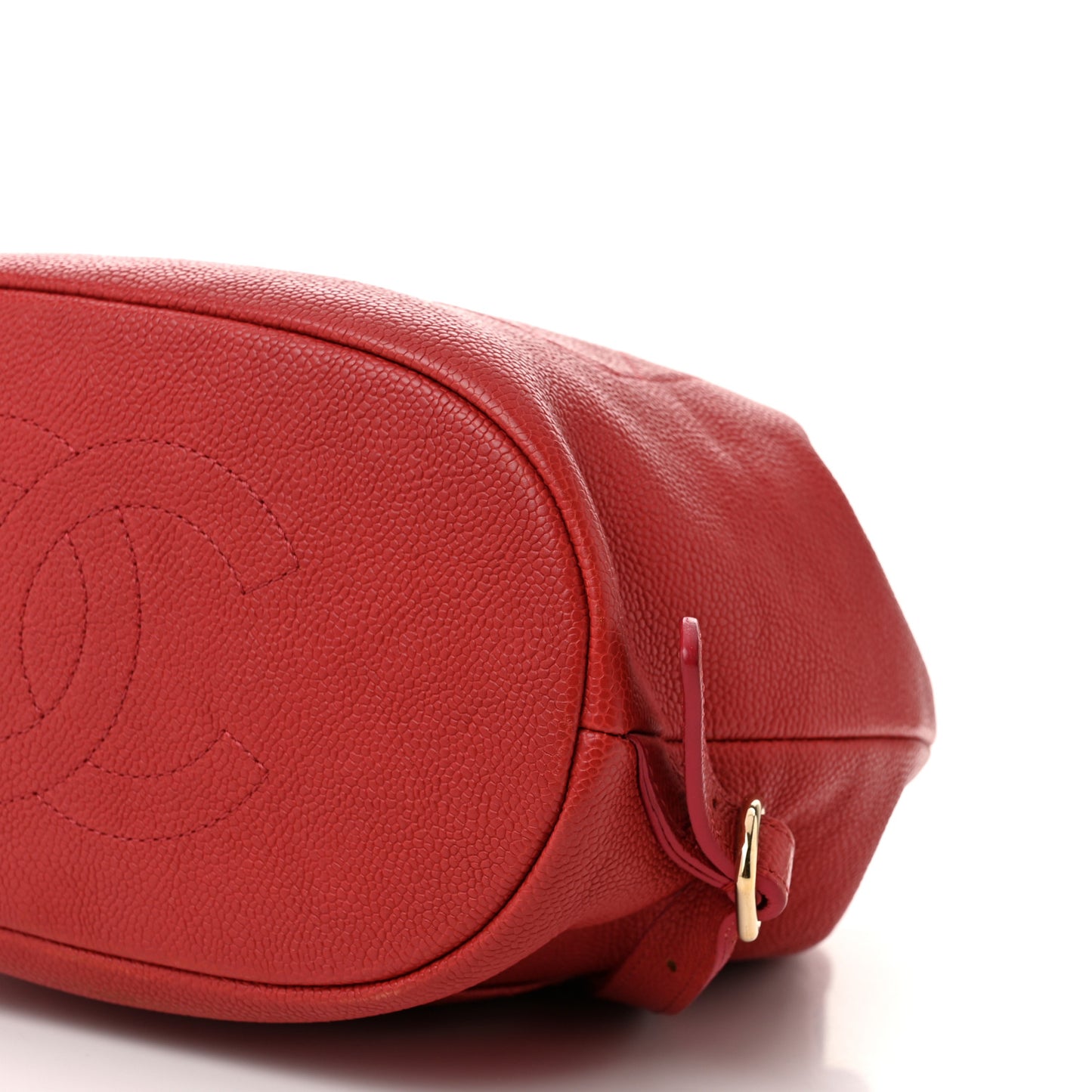 Caviar Quilted Backpack Red