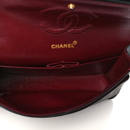 Chanel Lambskin Quilted Medium Double Flap Black 5 of 12
