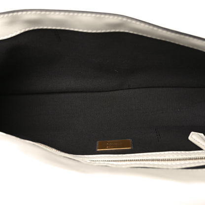 Fendi Nappa FF 1974 Embossed Baguette White 4 of 10
