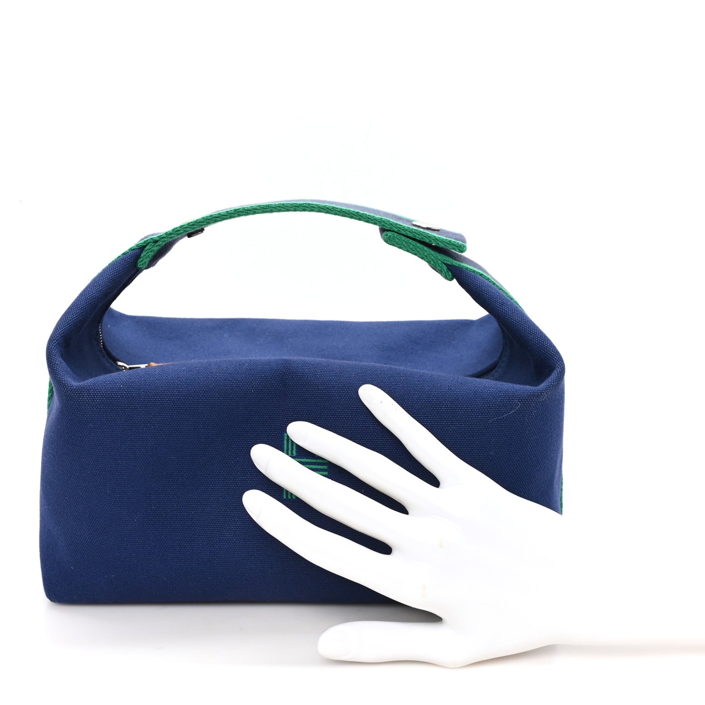 Canvas Large Bride-A-Brac Pouch Marine