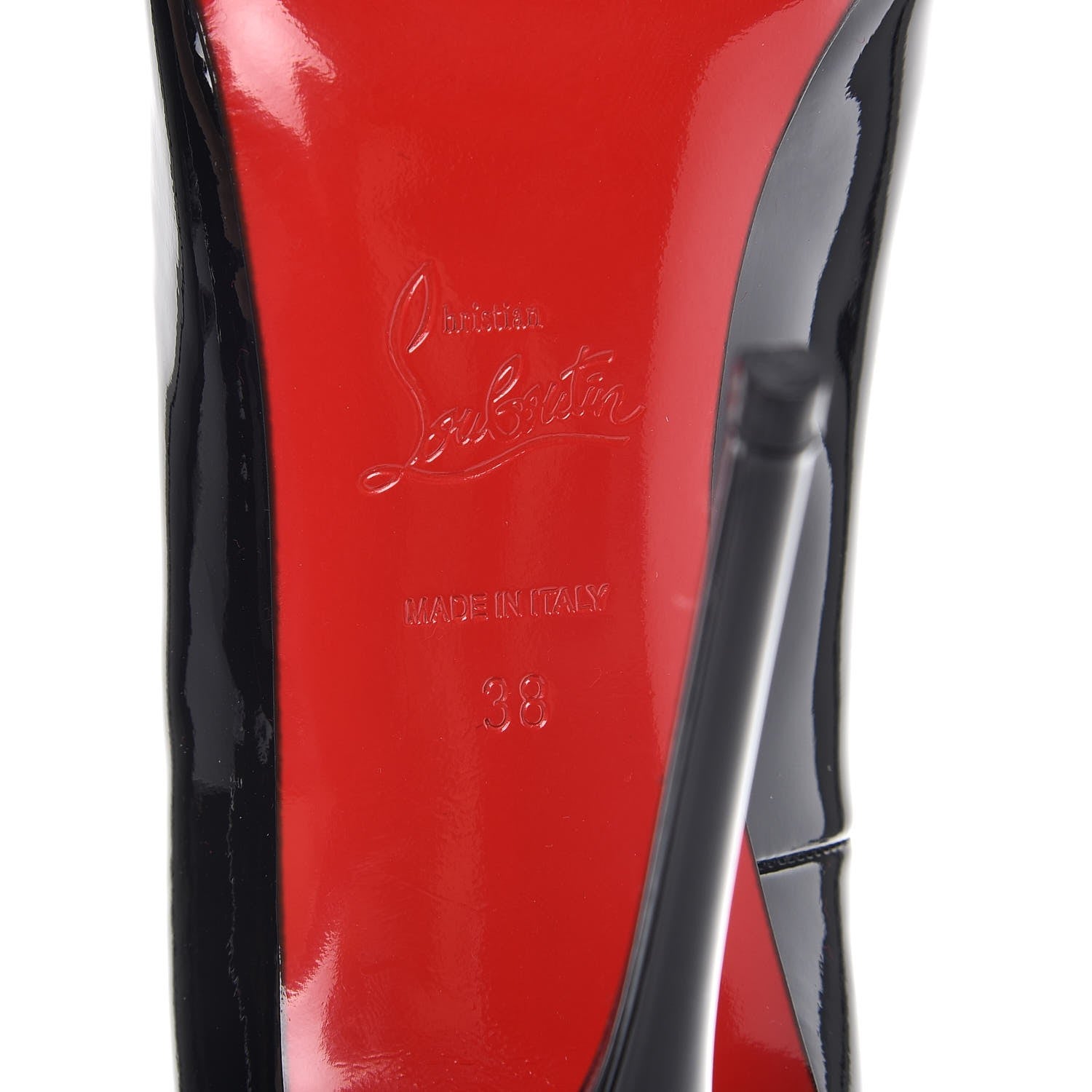 Christian Louboutin Patent So Kate 120 Pumps 38 Black 6 of 8