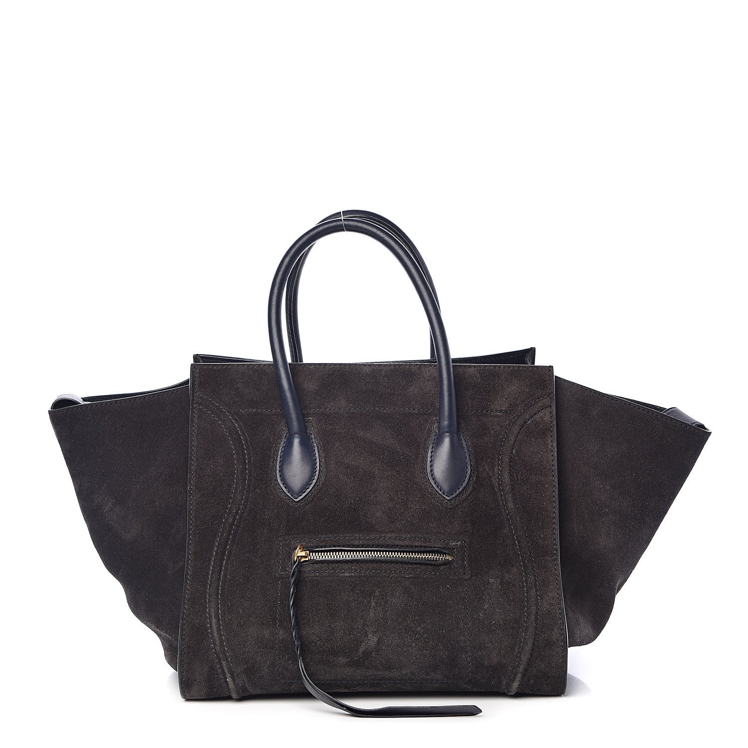 Celine Suede Medium Phantom Luggage Anthracite 1 of 22