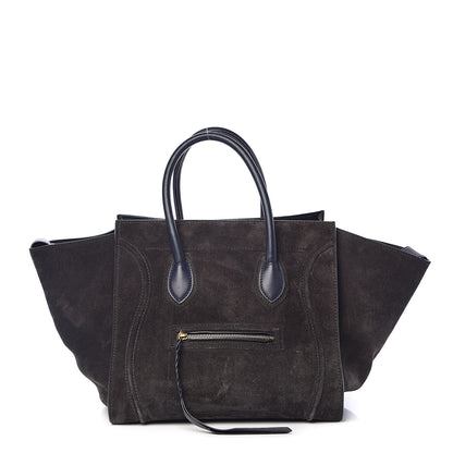 Celine Suede Medium Phantom Luggage Anthracite 1 of 22