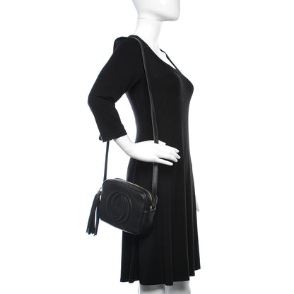 Gucci Pebbled Calfskin Small Soho Disco Bag Black 2 of 10