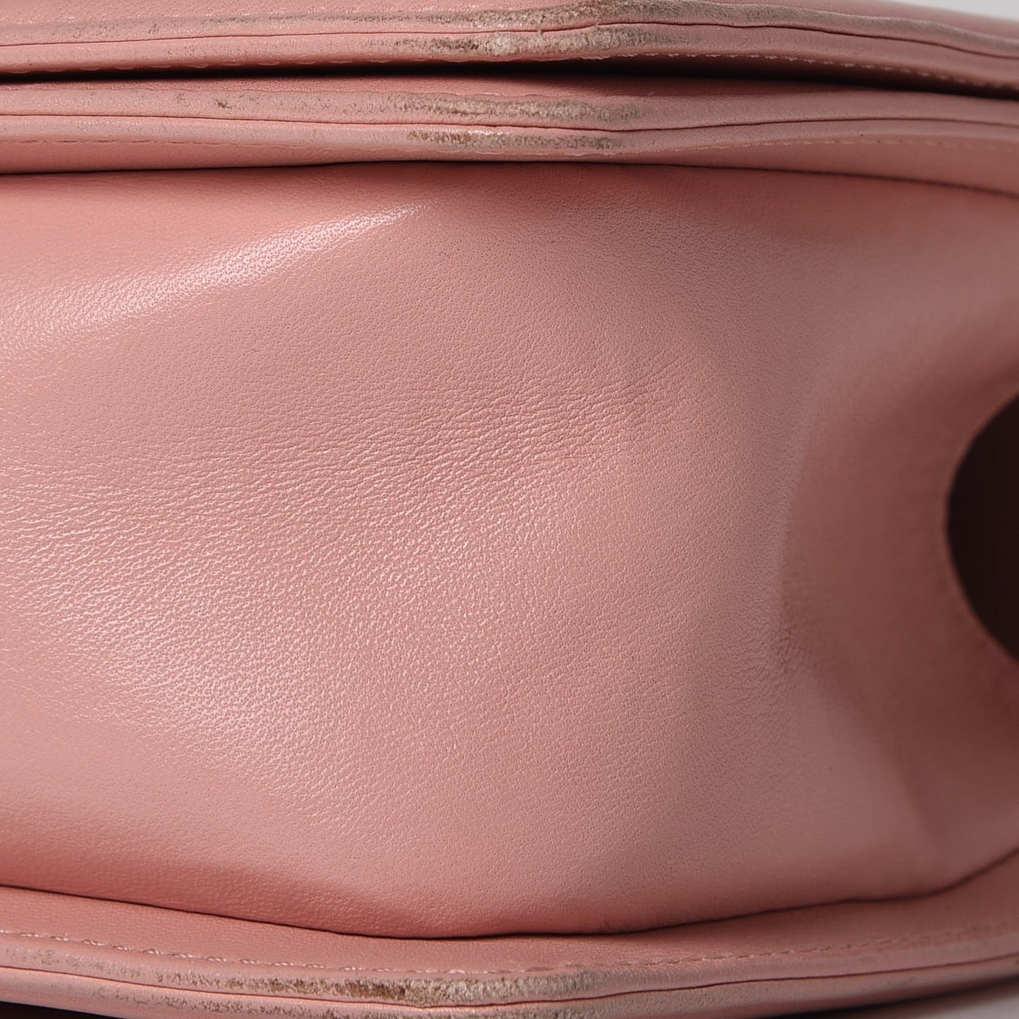Lambskin Quilted Medium Boy Flap Light Pink