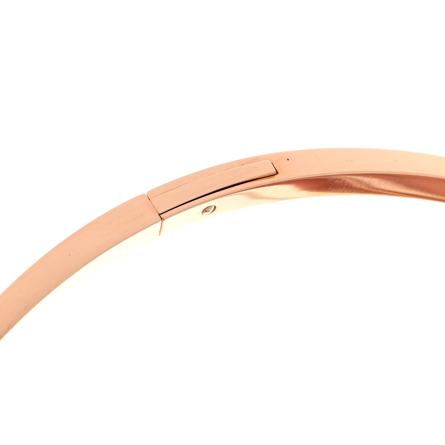 Cartier 18K Pink Gold Love Torque Necklace 4 of 5