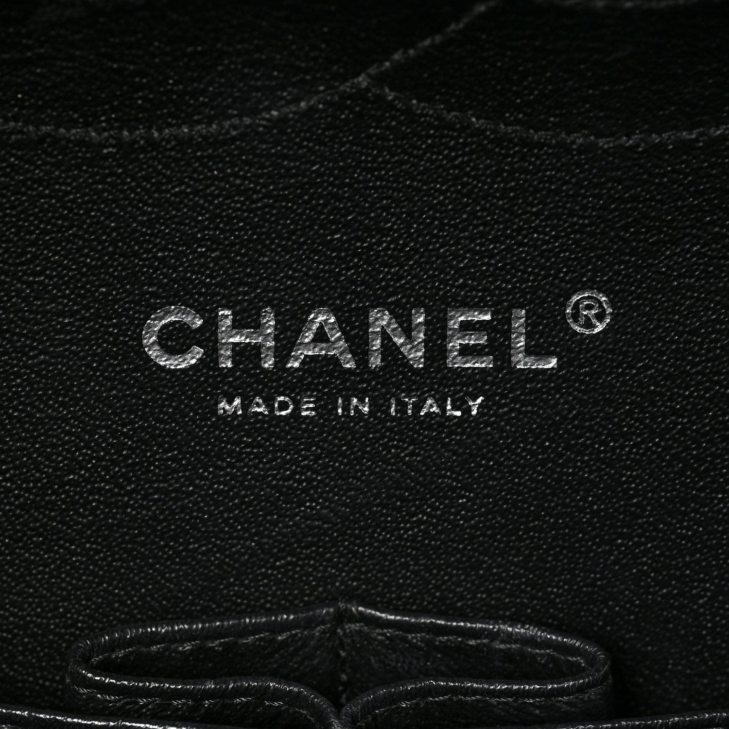 Chanel Shiny Distressed Calfskin Quilted Jumbo Double Flap So Black 7 of 10