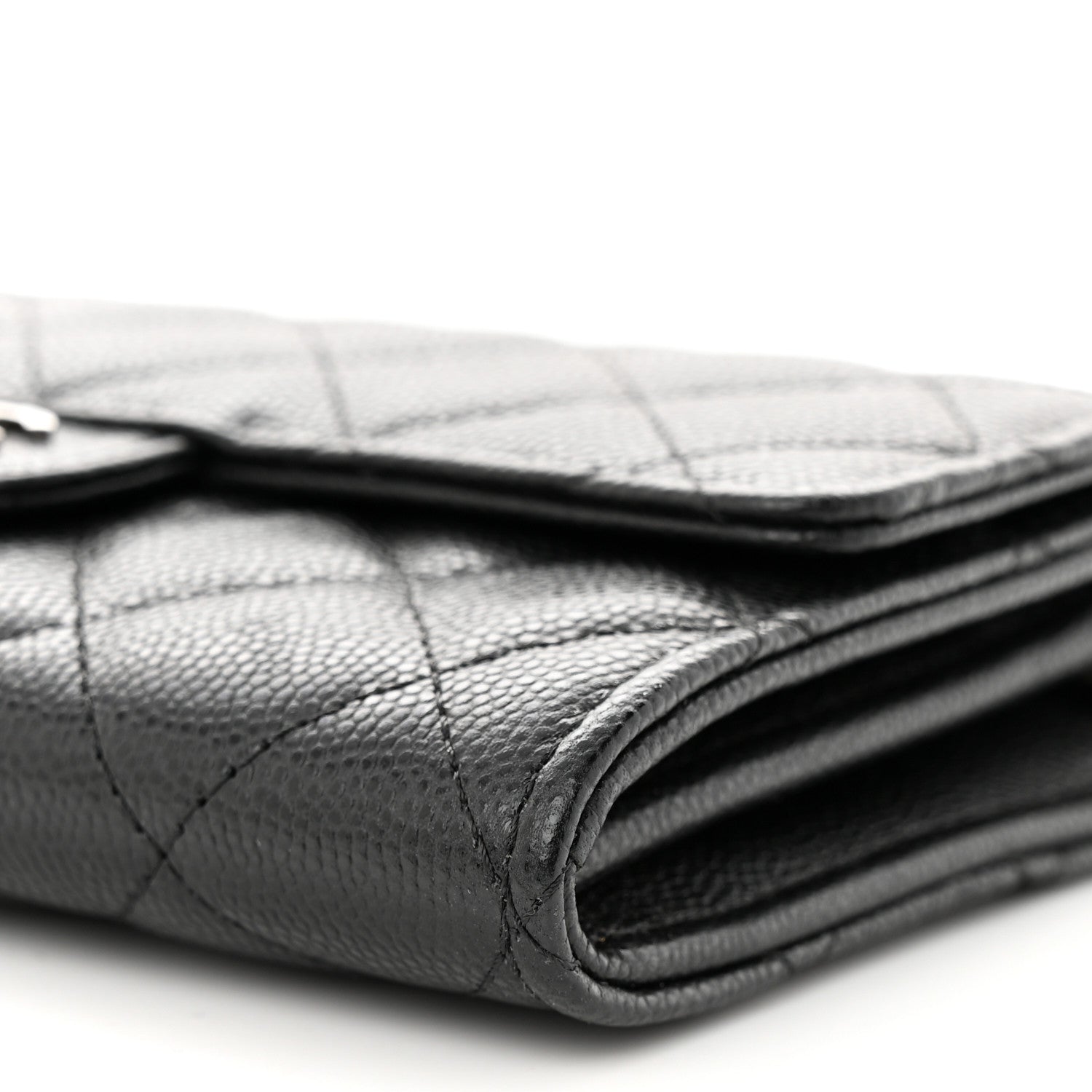 Chanel Iridescent Caviar Quilted Classic Clutch With Chain Black 10 of 10