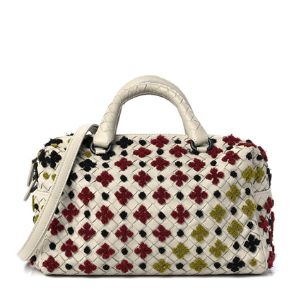 Bottega Veneta Nappa Intrecciato Mosaic Boston Mist Brique Black 1 of 11