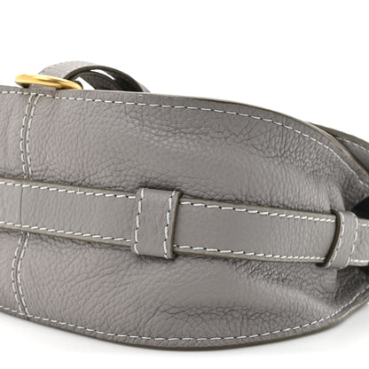 Chloe Grained Calfskin Small Marcie Saddle Bag Cashmere Grey 16 of 21