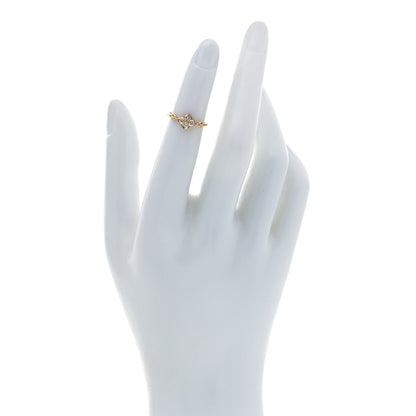 Cartier 18K Yellow Gold Diamond Hindu Floral Ring 46 3.75 2 of 5